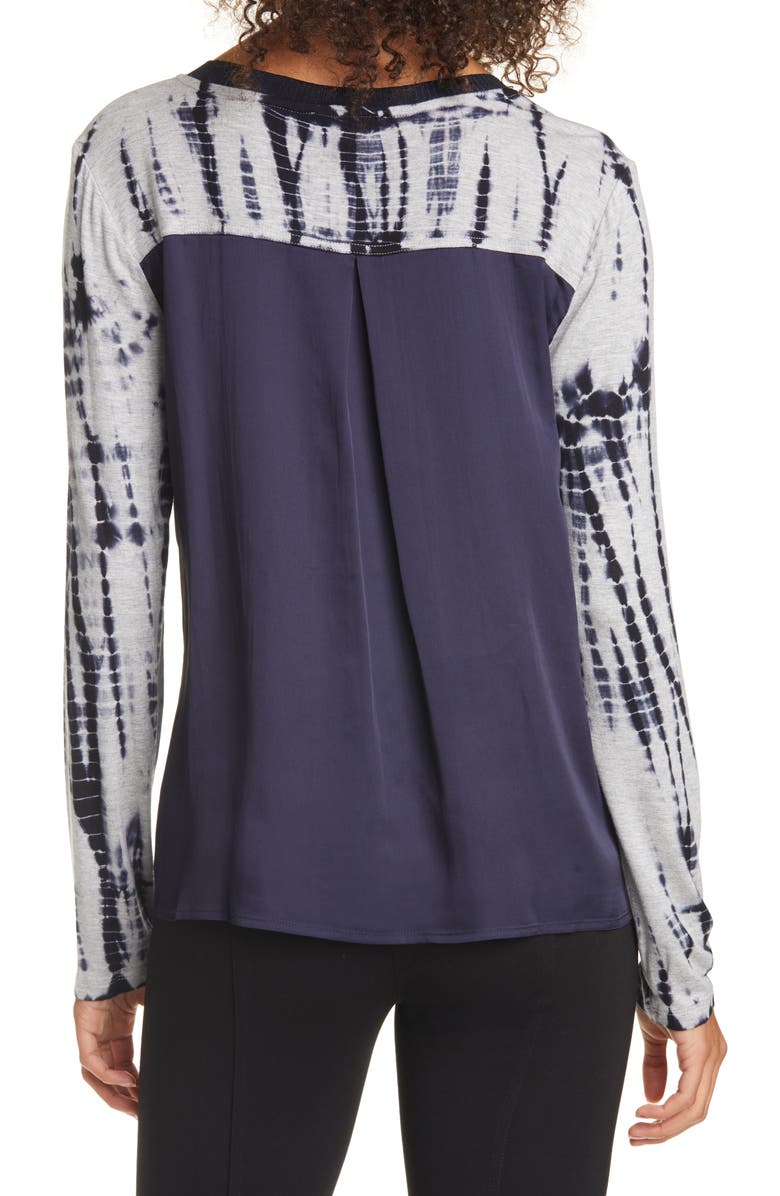 Donna Karan New York Tie Dye Top, Alternate, color, 