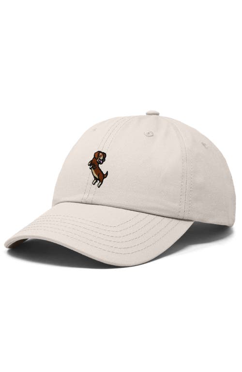 DALIX DALIX DACHSHUND EMBROIDERED DAD CAP