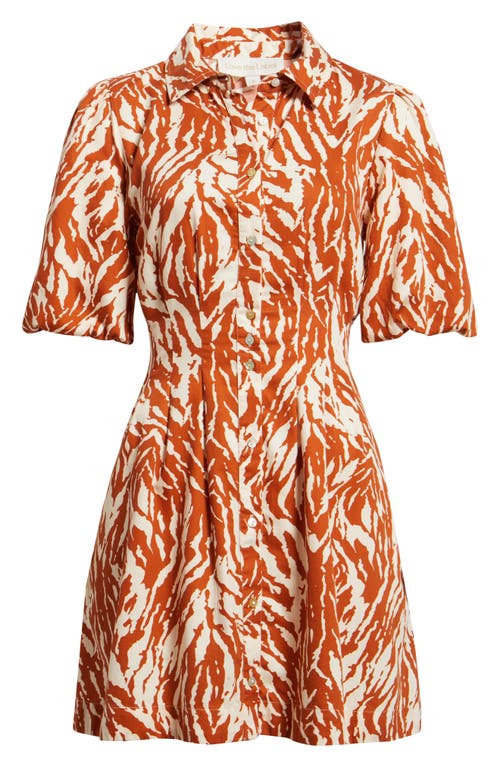 Love The Label Marta Button-up Minidress In Multi