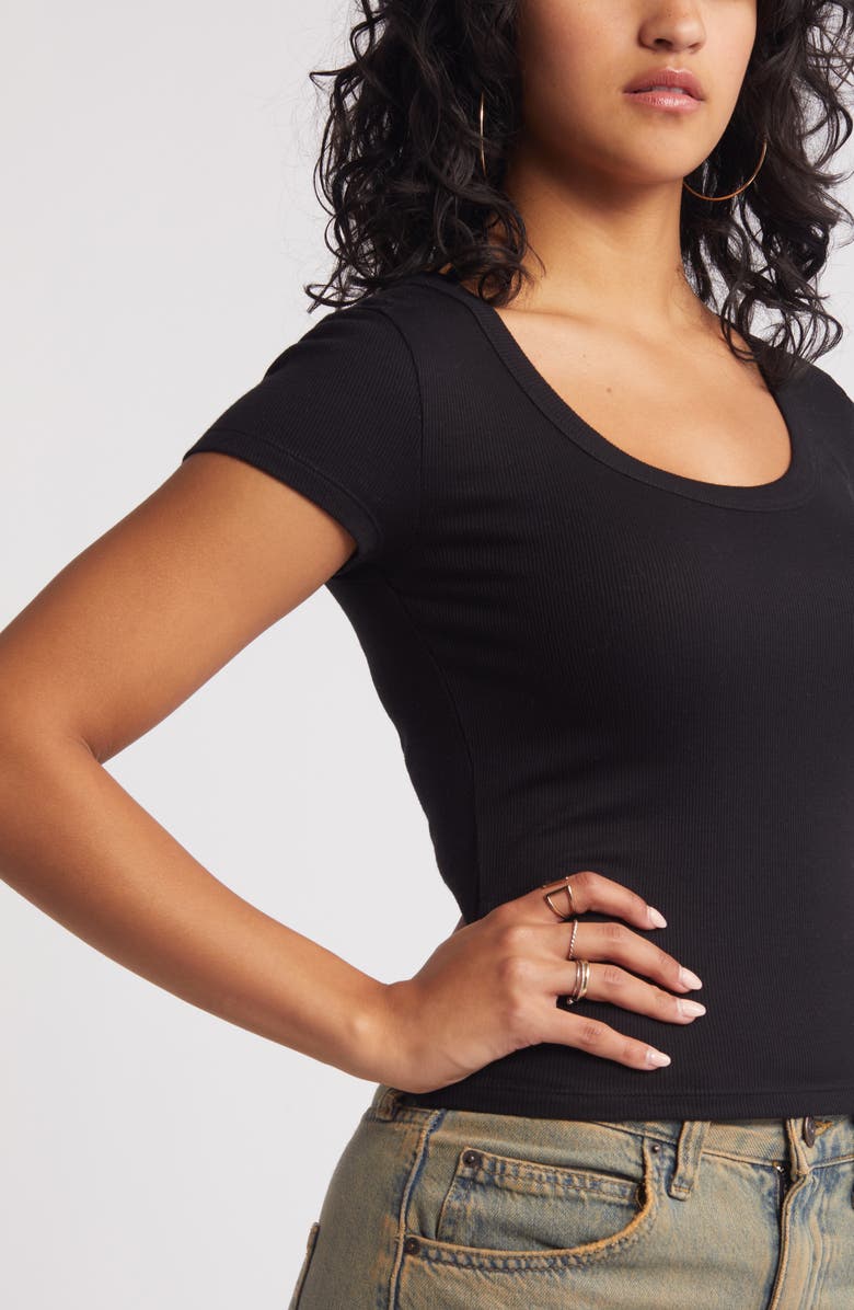 BP. Rib Scoop Neck T-Shirt, Alternate, color, 