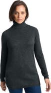 Jessica London Carefree Cashmere Blend Turtleneck