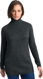 Jessica London Carefree Cashmere Blend Turtleneck