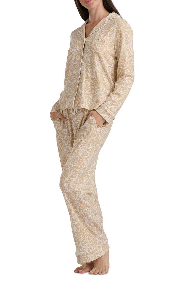 Splendid Knit Pajamas, Alternate, color, Tonal Animal