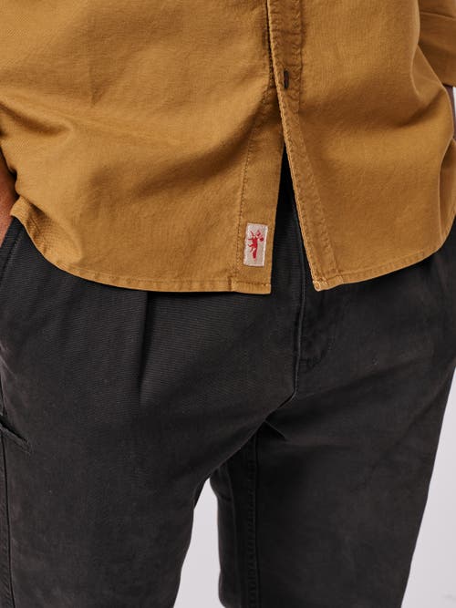 Aubin Aldridge Oxford Button Down Shirt In Yellow