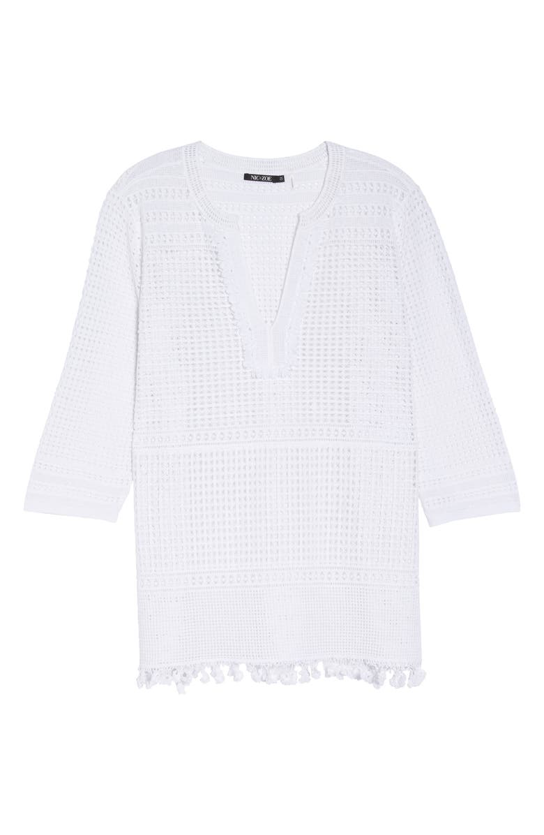 NIC+ZOE Right on Track Tunic Sweater, Alternate, color, 