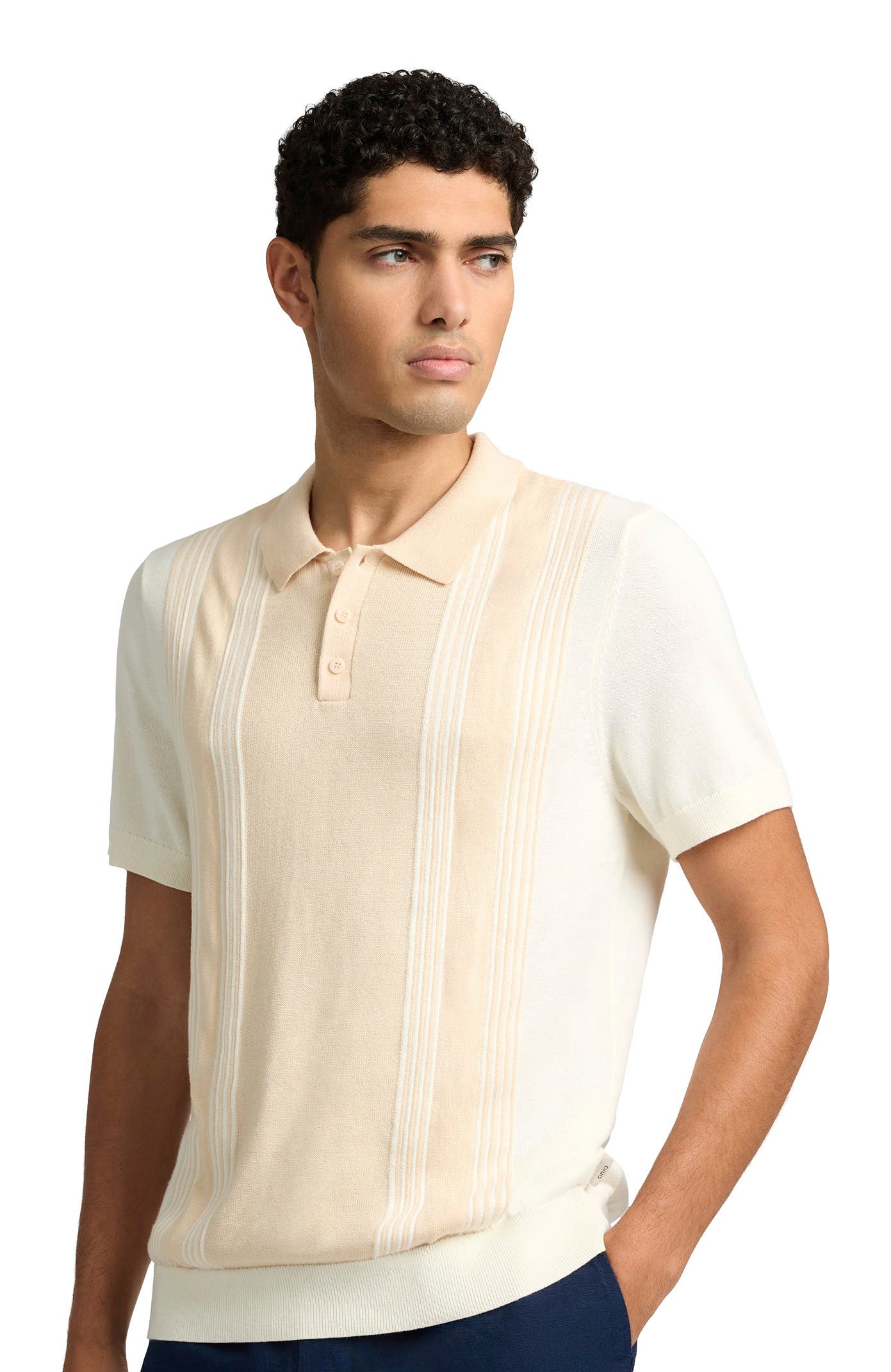 Cotton Knit Short Sleeve Polo - image 2