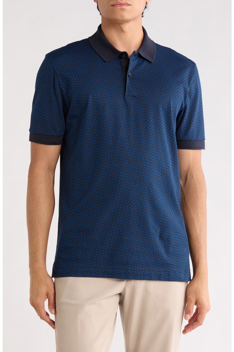 Parlay Short Sleeve Polo, Main, color, DARK BLUE