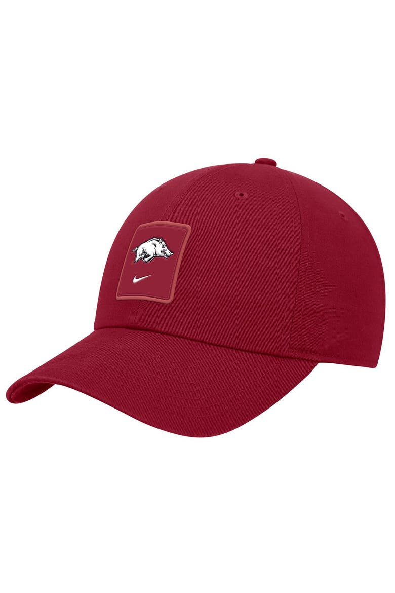Men's Nike Cardinal Arkansas Razorbacks 2026 On-Field Club Adjustable Hat, Main, color, Cardinal