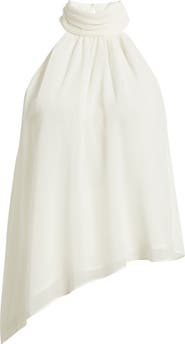Open Edit Asymmetric Woven Top