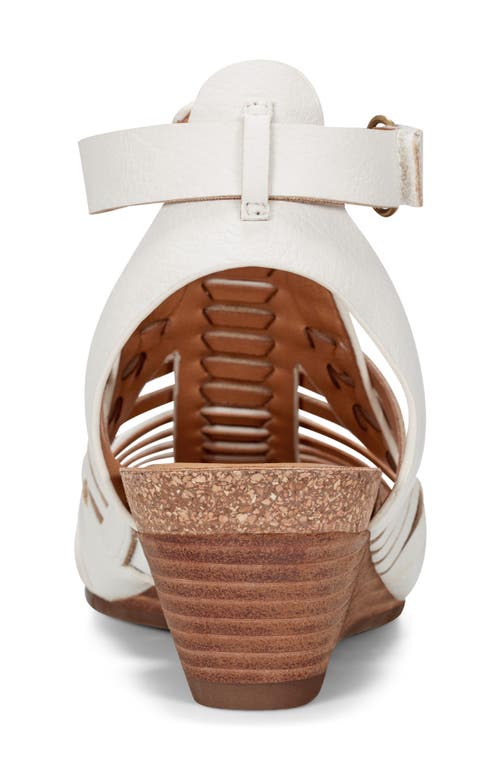 Shop Earth ® Hattie 3 Wedge Sandal In White