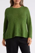 Eileen Fisher Organic Linen & Organic Cotton Crewneck Sweater