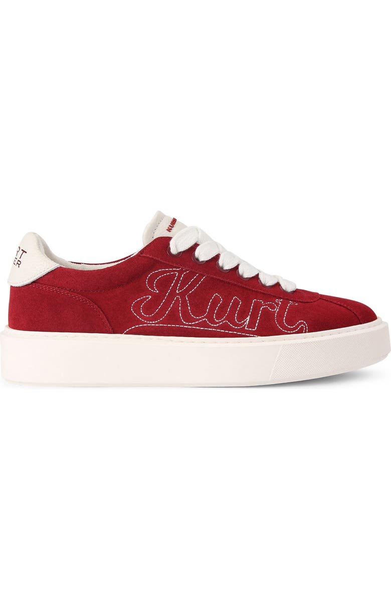 Kurt Geiger London Albion Retro Low Top Sneaker, Main, color, Red