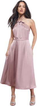 Oasis Lace Detail Midi Prom Dress