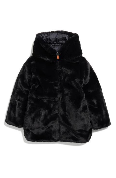 Kids' Flora Faux Fur Jacket (Little Kid)