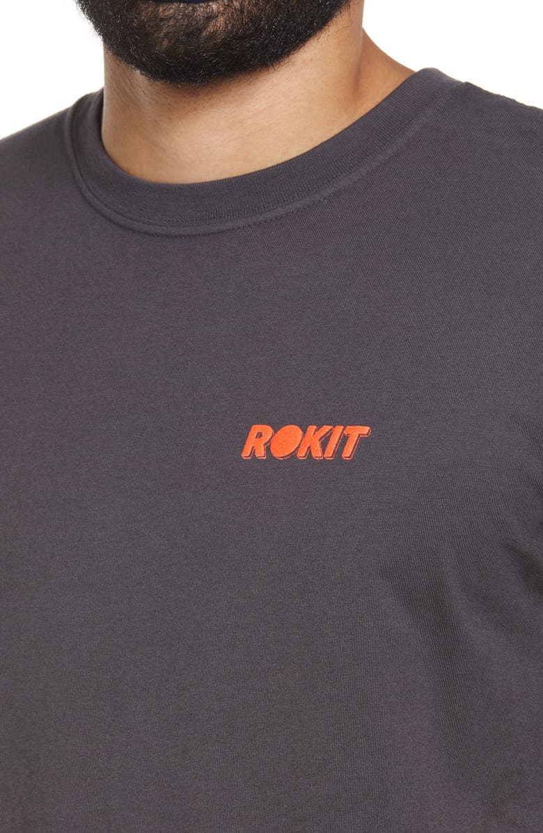 Rokit Men's The World Is Yours Graphic Tee, Alternate, color, 