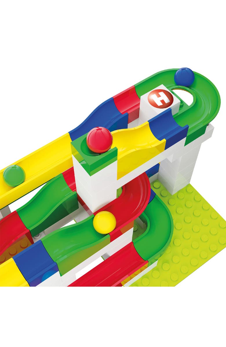 Hubelino Marble Run 123 Piece Starter Building Box Set, Alternate, color, Multi