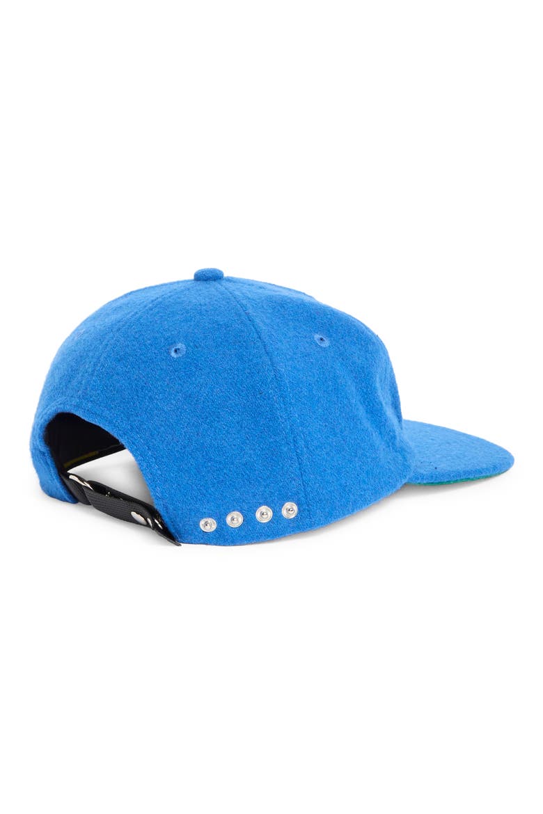 Construction Embroidered Patch Wool Hat, Alternate, color, ROYAL