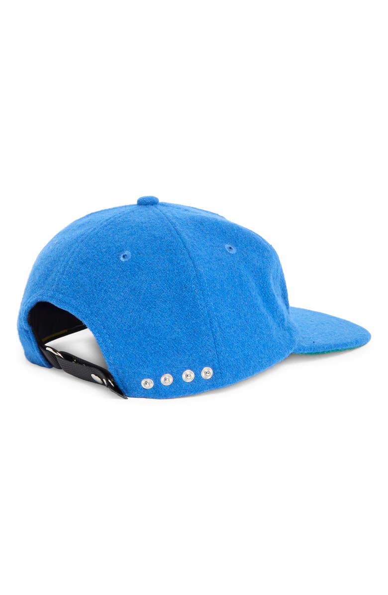 DIET STARTS MONDAY Construction Embroidered Patch Wool Hat, Alternate, color, Royal