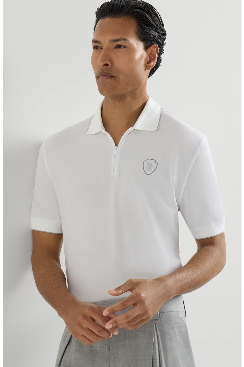 Piqué polo shirt, Alternate, color, White