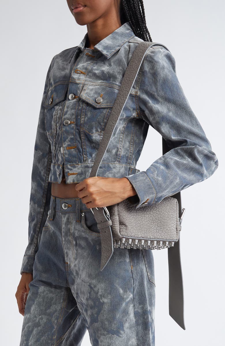 Alexander Wang Small Ricco Primal Nubuck Leather Crossbody Bag, Alternate, color,