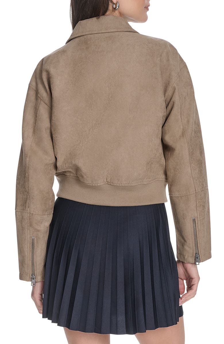 Levi's<sup>®</sup> Faux Suede Bomber Jacket, Alternate, color, Tan Fx Suede