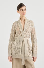 Brunello Cucinelli Dazzling water lilies cardigan