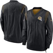 Nike Men's Nike Black New Orleans Saints Sideline Team ID Reversible Pullover Windshirt