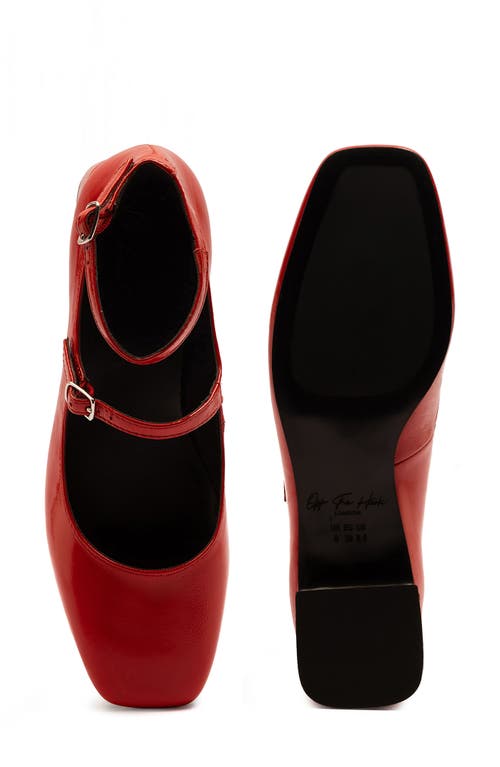 Off The Hook London Fleet Mary Jane Pump In Red