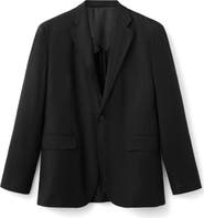 MANGO Slim Fit Linen Blend Sport Coat