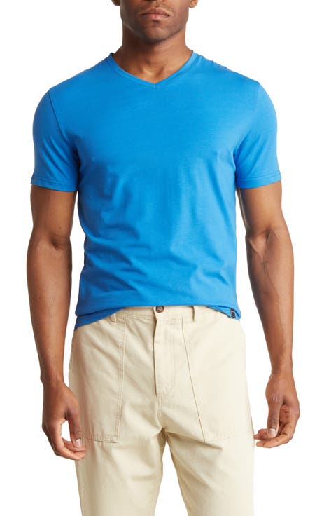 Solid V-Neck T-Shirt