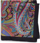 Robert Graham Paisley Silk Pocket Square