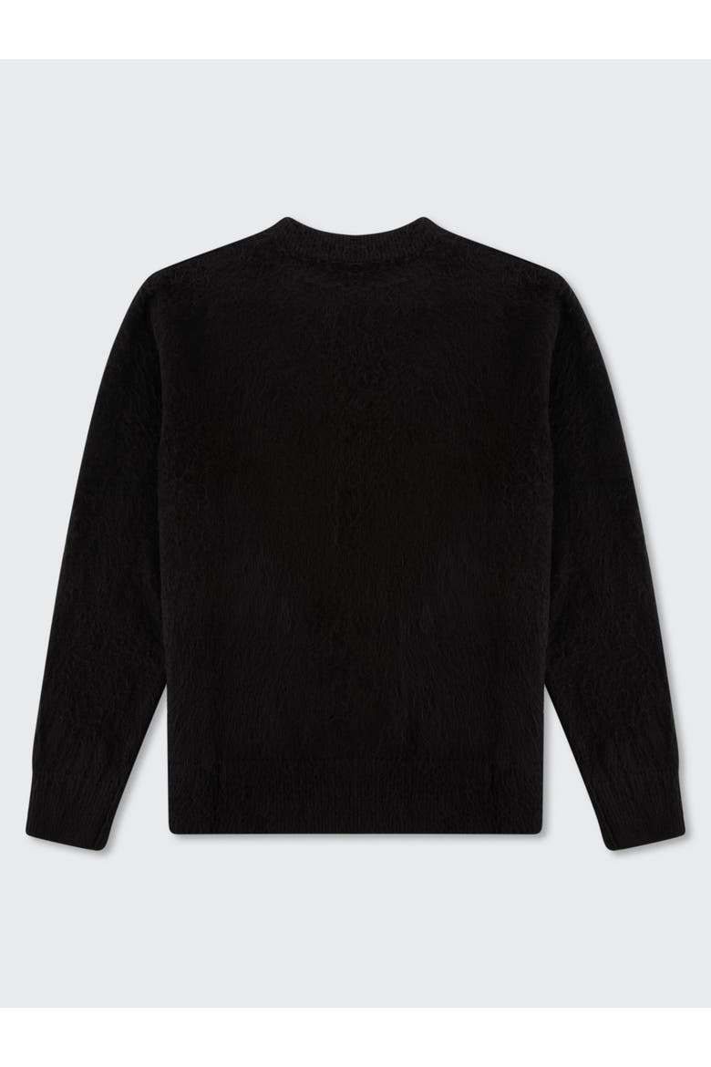 Crew Neck Logo Sweater, Alternate, color, Black