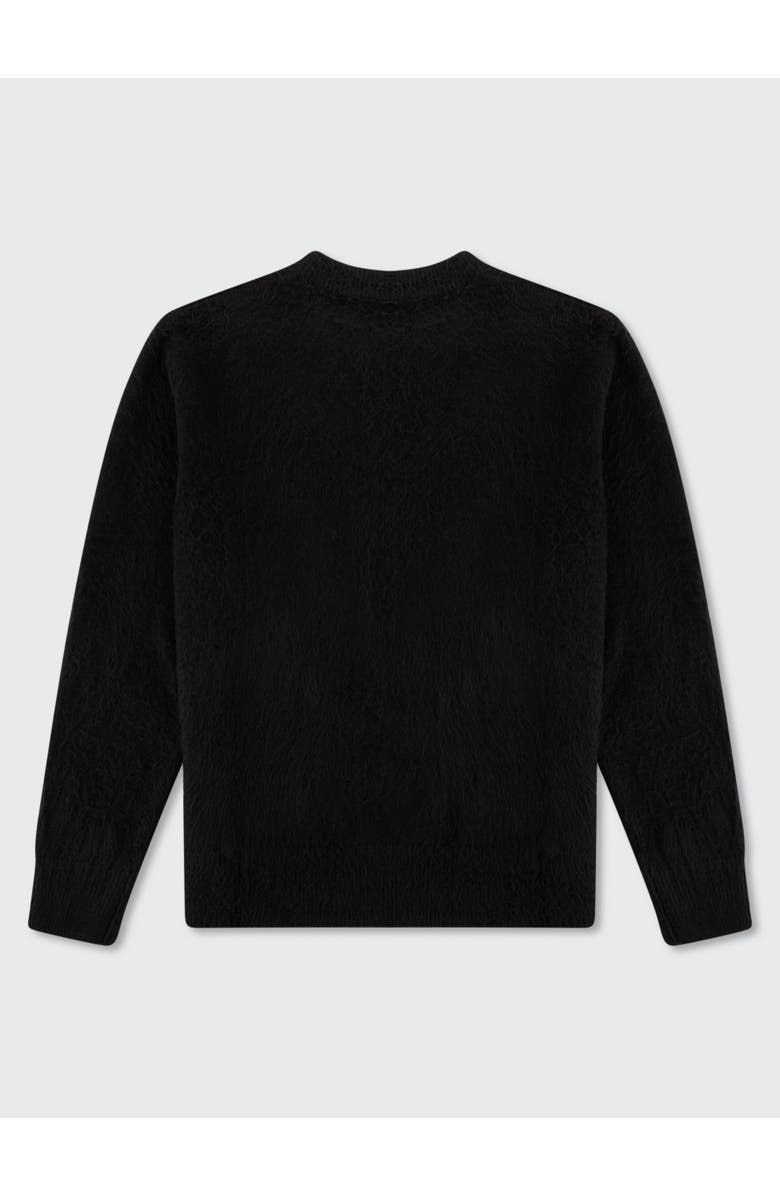 Walker & Hunt Crew Neck Logo Sweater, Alternate, color, Black