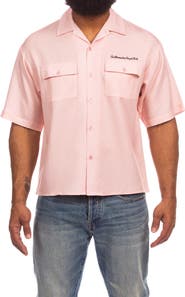 Billionaire Boys Club BB Tip Top Logo Appliqué Camp Shirt