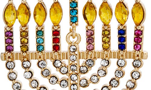Baublebar Glow Big Crystal Drop Earrings In Gold