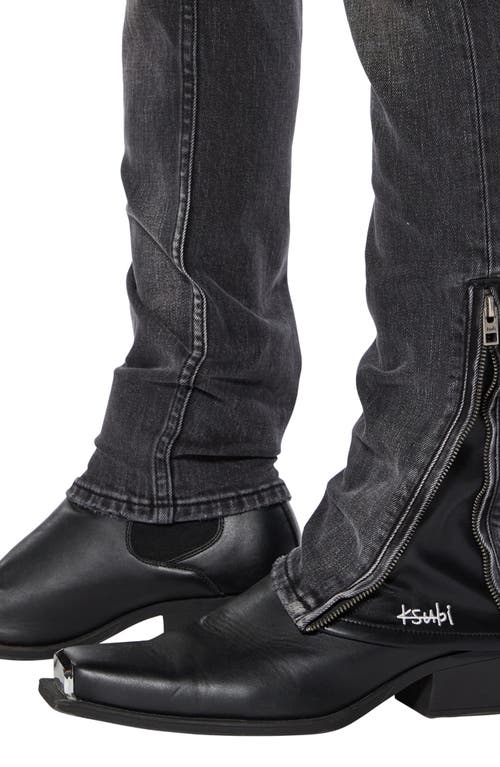Shop Ksubi Van Winkle Torqued Chamber Skinny Jeans In Black