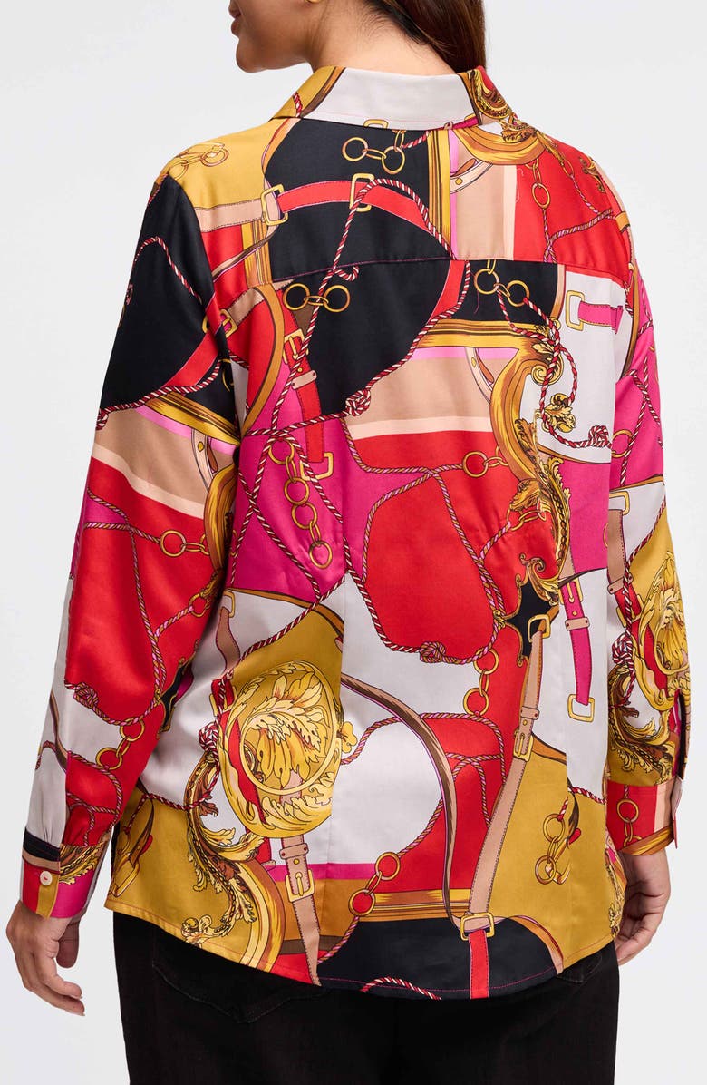 Foxcroft Luna Cotton Sateen Button-Up Shirt, Alternate, color, 