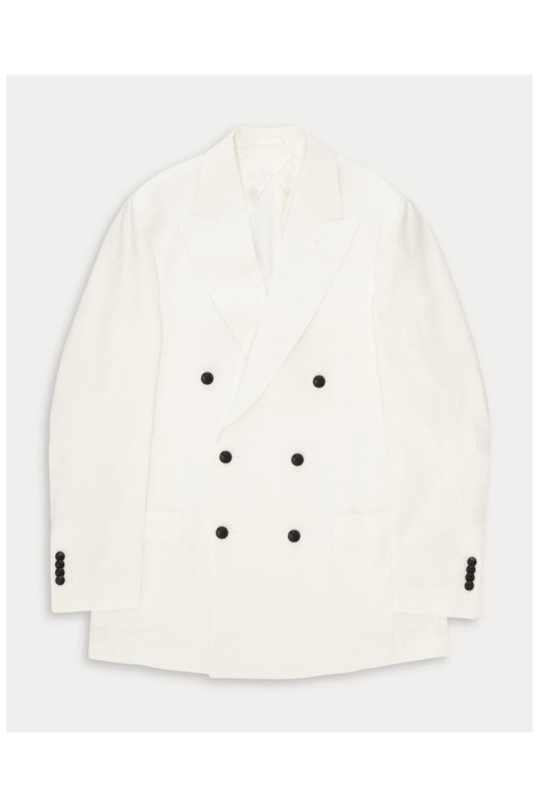 Totò Linen Sartorial Suit, Alternate, color, Ecru