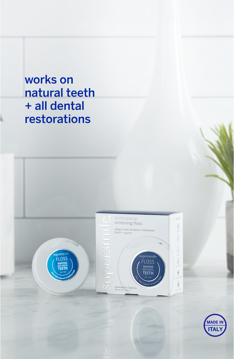 Supersmile Professional Whitening Floss, Alternate, color, White
