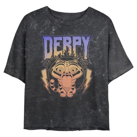 Junior's KPop Demon Hunters Mythic Lightning Feline  Graphic T-Shirt