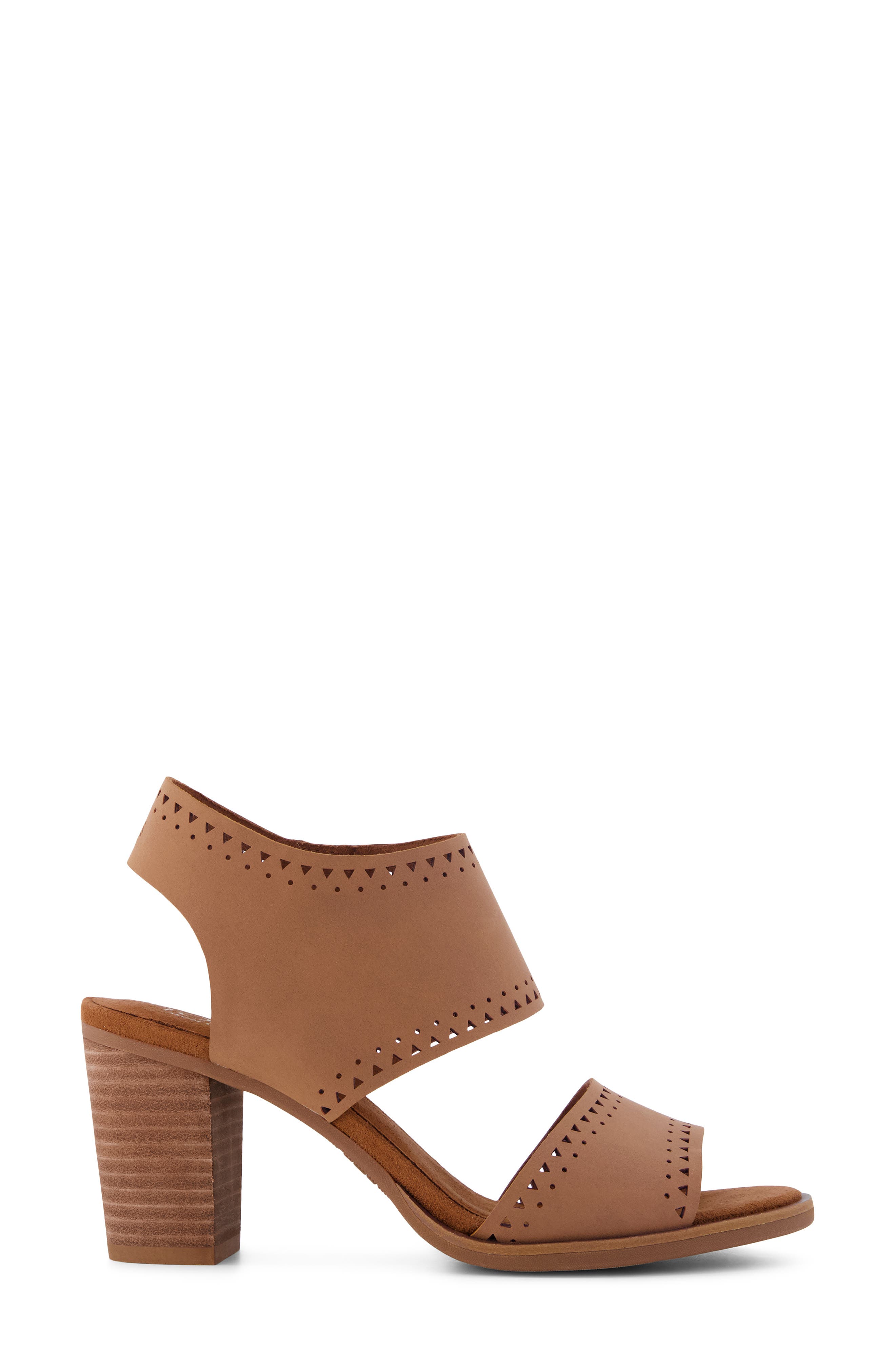 Majorca Cutout Sandal, Alternate, color, MEDIUM BROWN