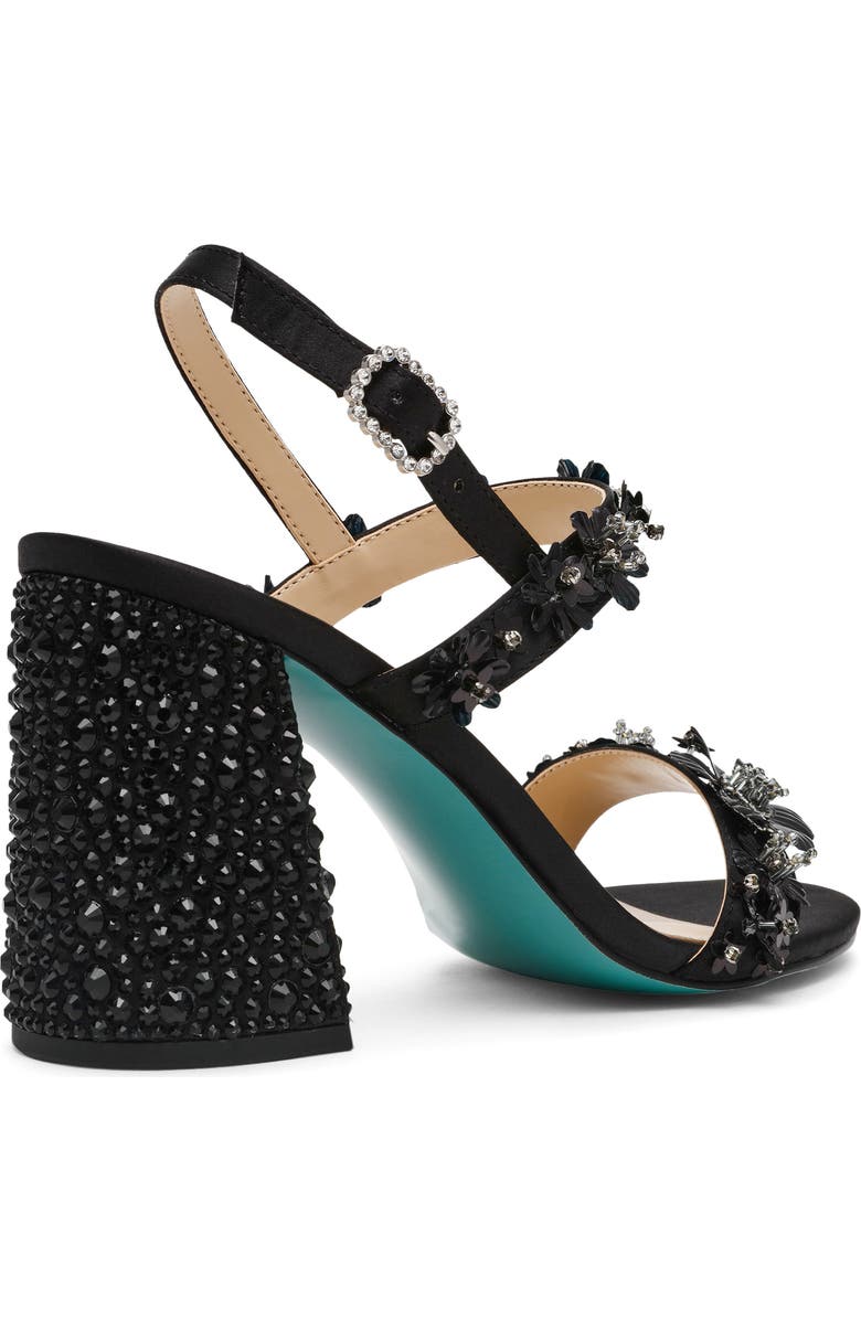 Betsey Johnson Drue Sandal, Alternate, color, Black