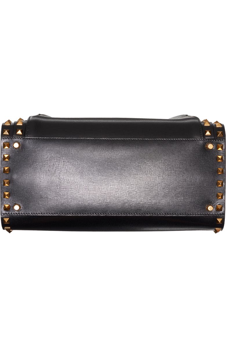 Valentino Garavani Medium Alcove Rockstud Leather Satchel, Alternate, color,