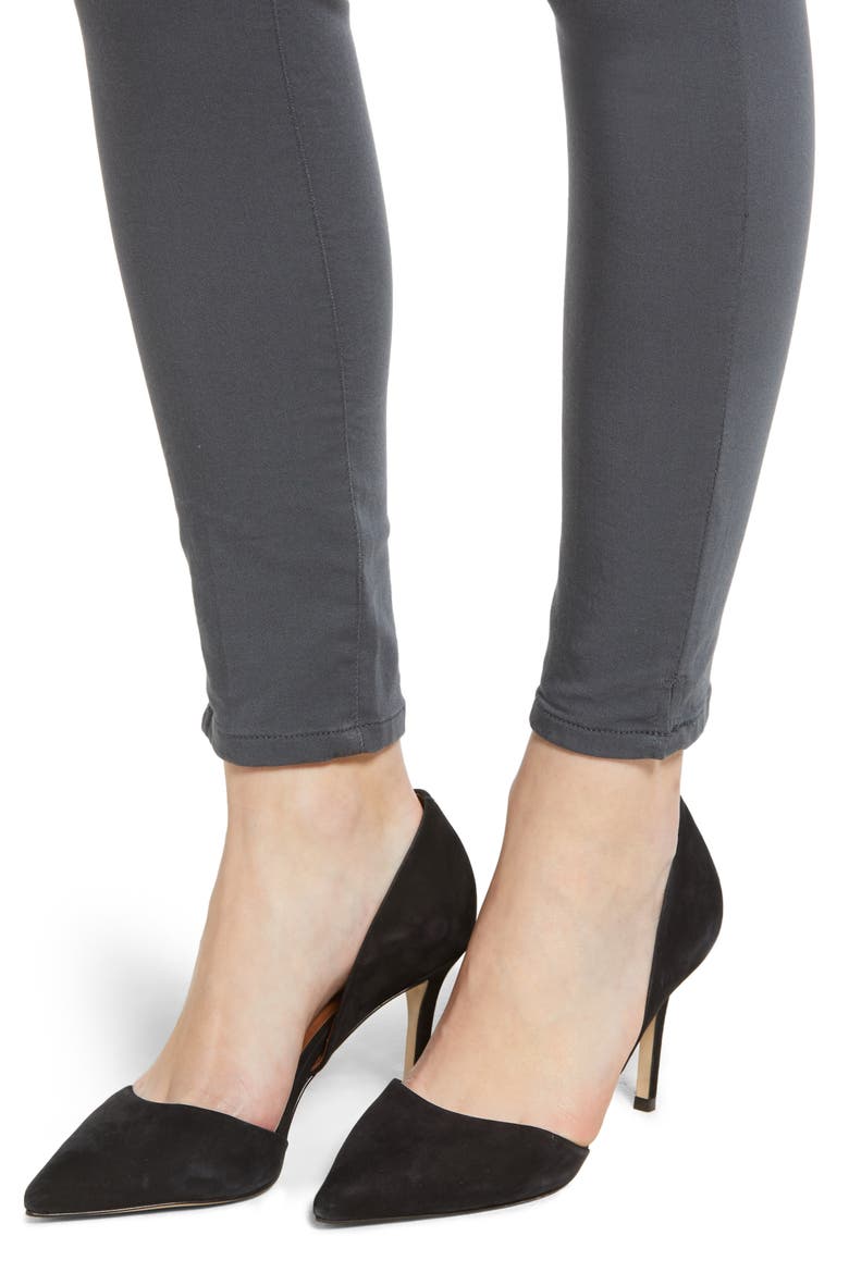 Ab-Solution Ankle Skinny Pants (Nordstrom Exclusive), Alternate, color, PEWTER