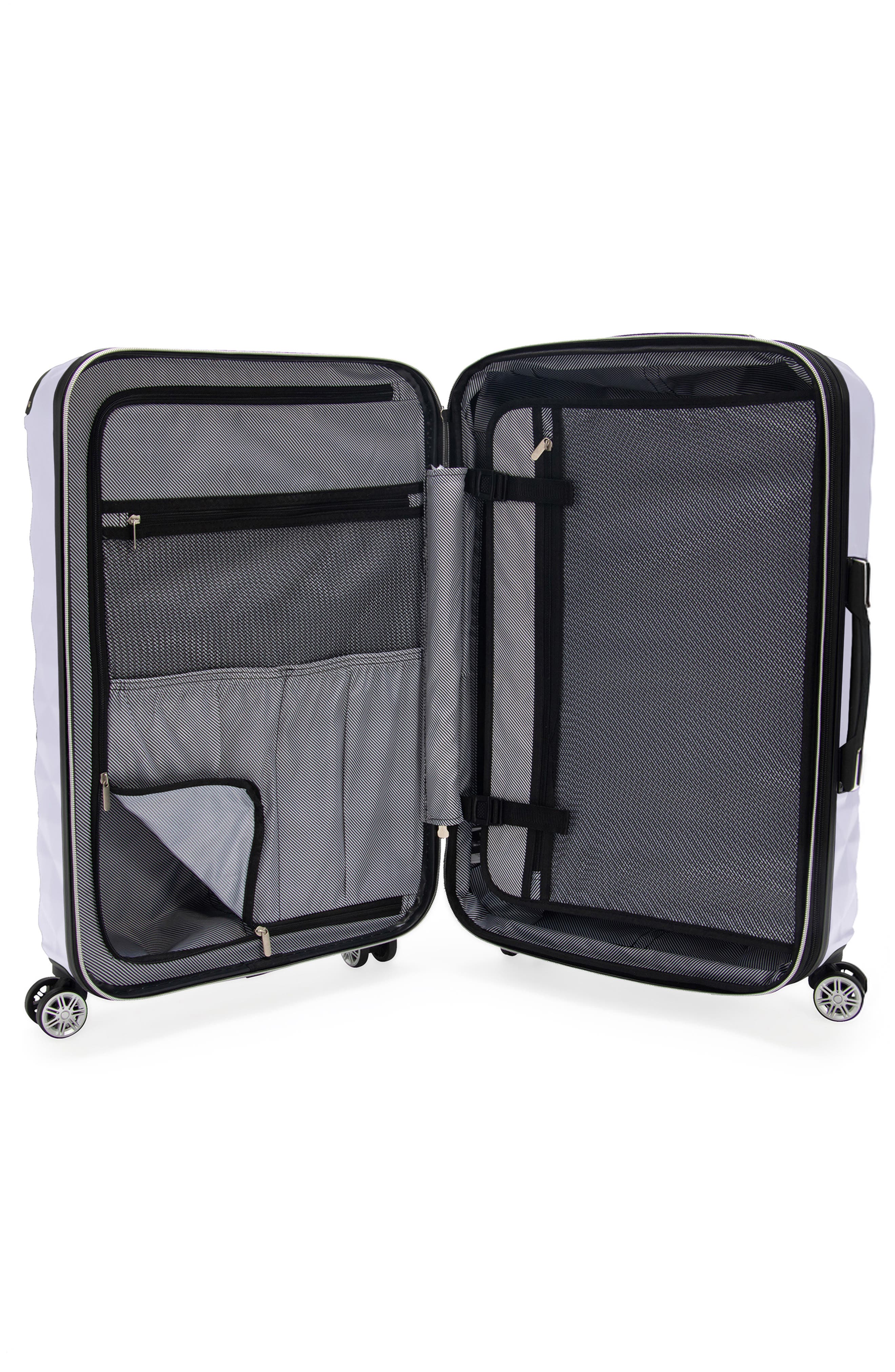 Kenneth Cole Diamond Tower 24-Inch Hardside Spinner Luggage, Alternate, color, Lavender