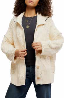 Free People Heart You Cotton Cardigan