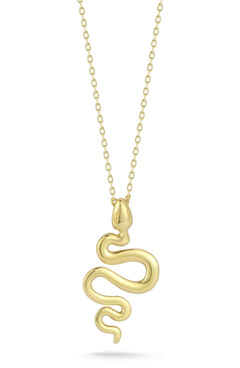 Snake Pendant Necklace