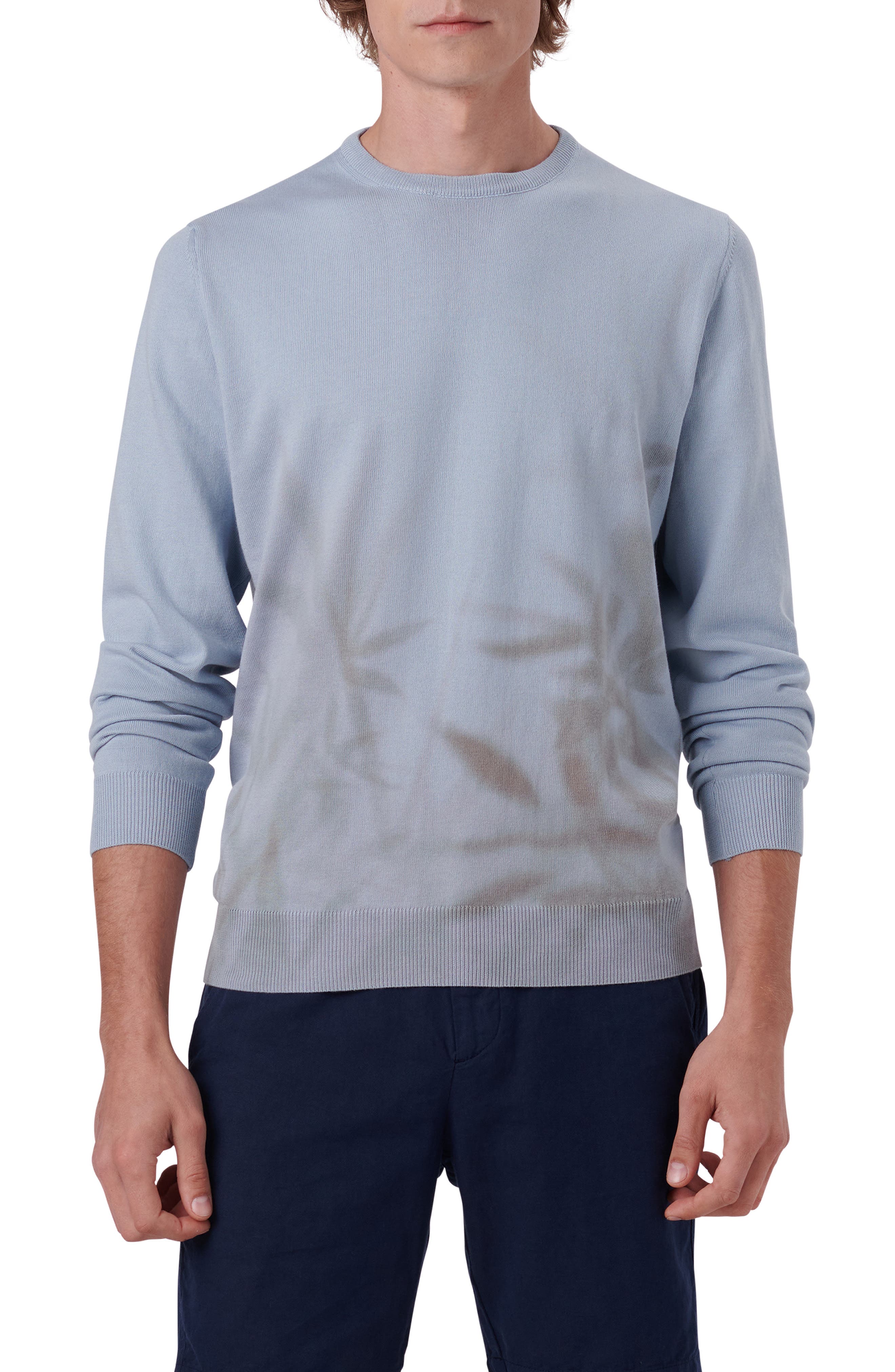Leaf Print Cotton Sweater - image 3