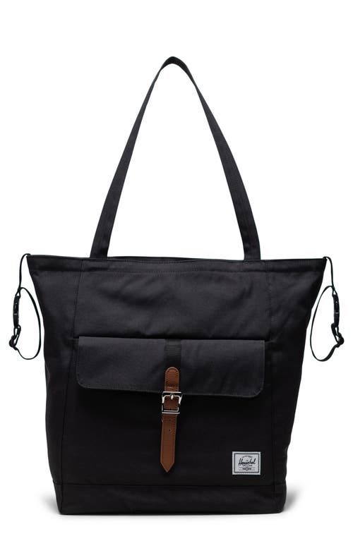 Herschel Supply Co . Retreat Tote Diaper Bag In Black