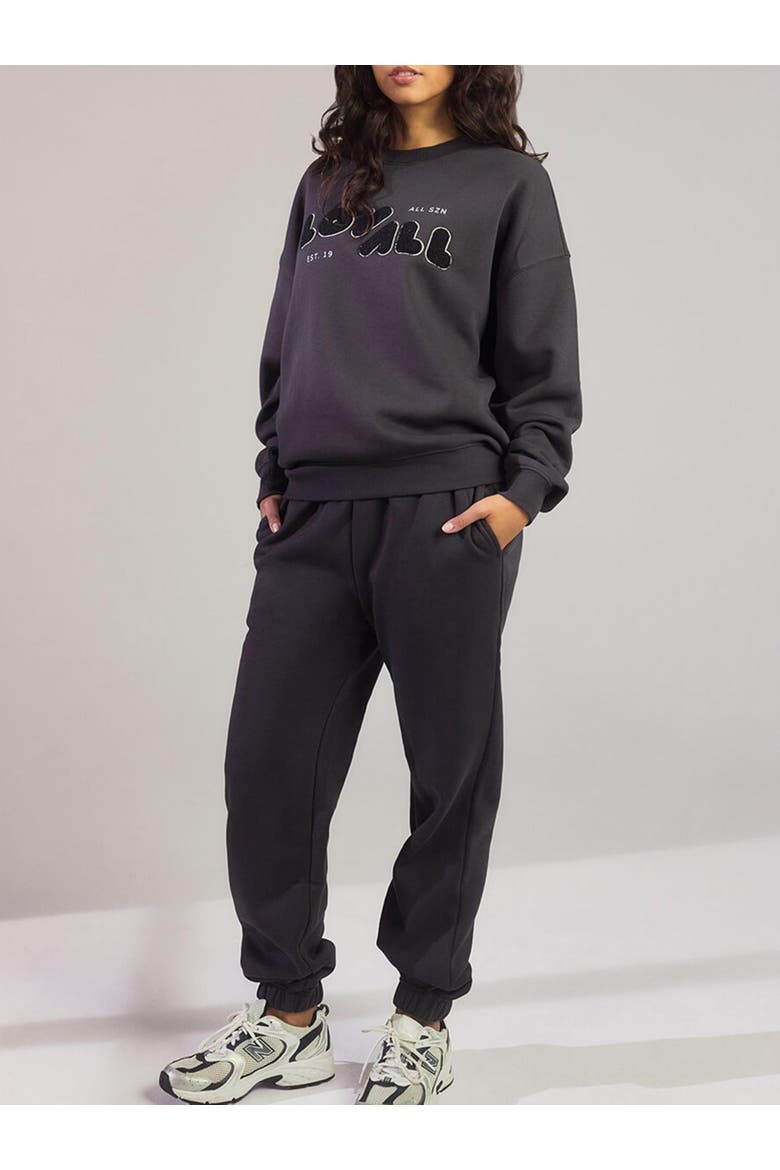 Oversized Sweatshirt, Alternate, color, Shadow